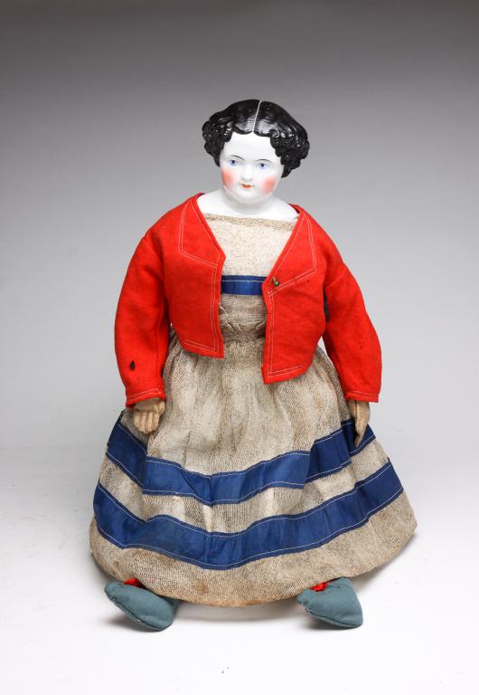 GERMAN CHINA HEAD DOLL. (1 of 7)