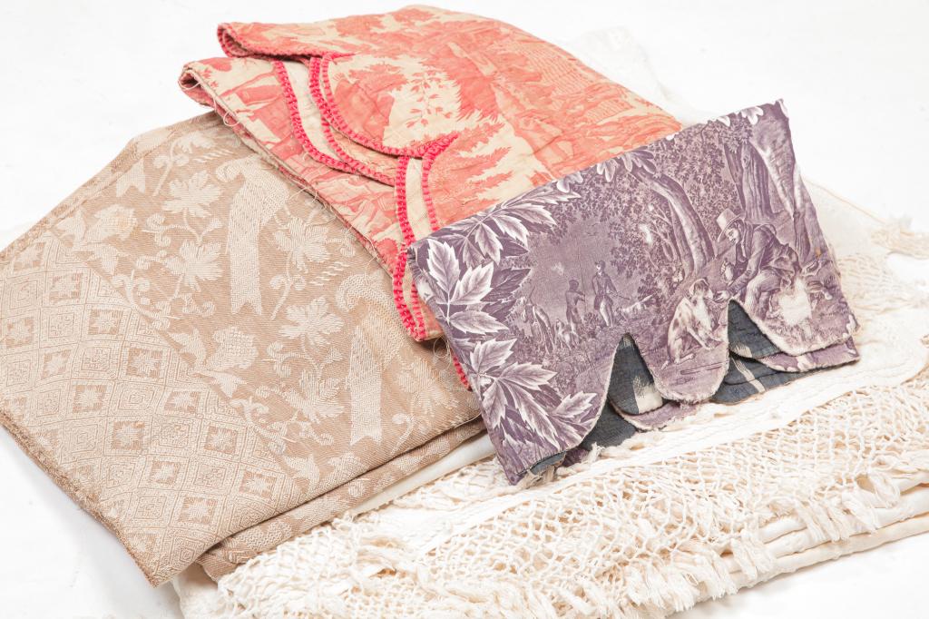 GROUPING OF BED CLOTHES. (1 of 6)