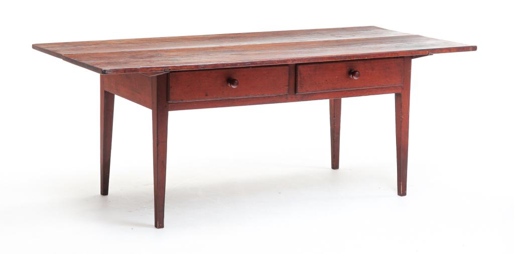 AMERICAN COUNTRY HEPPLEWHITE PIN TOP TABLE. (1 of 5)