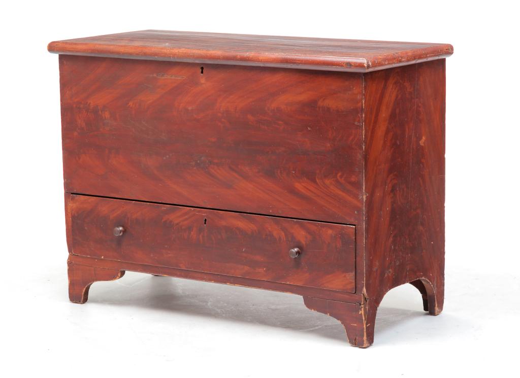 AMERICAN GRAIN PAINTED MULE CHEST. (1 of 7)