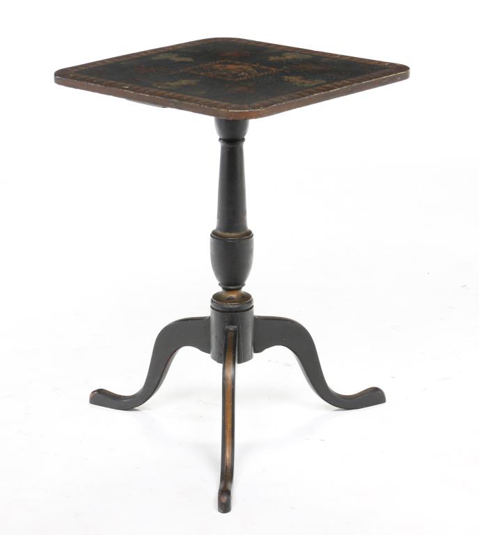 AMERICAN DECORATED CANDLE STAND. (1 of 7)