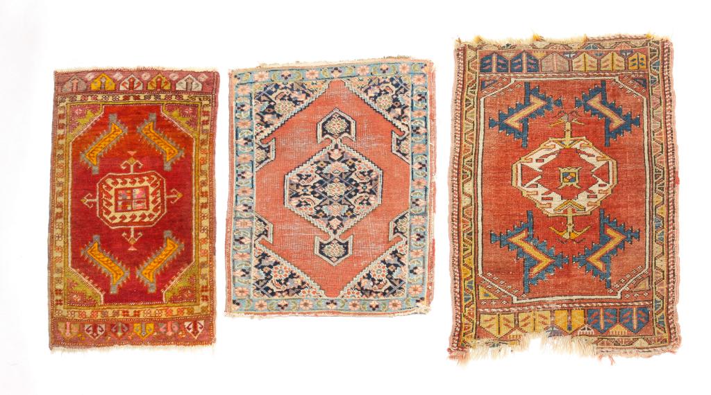 THREE ORIENTAL MATS. (1 of 3)