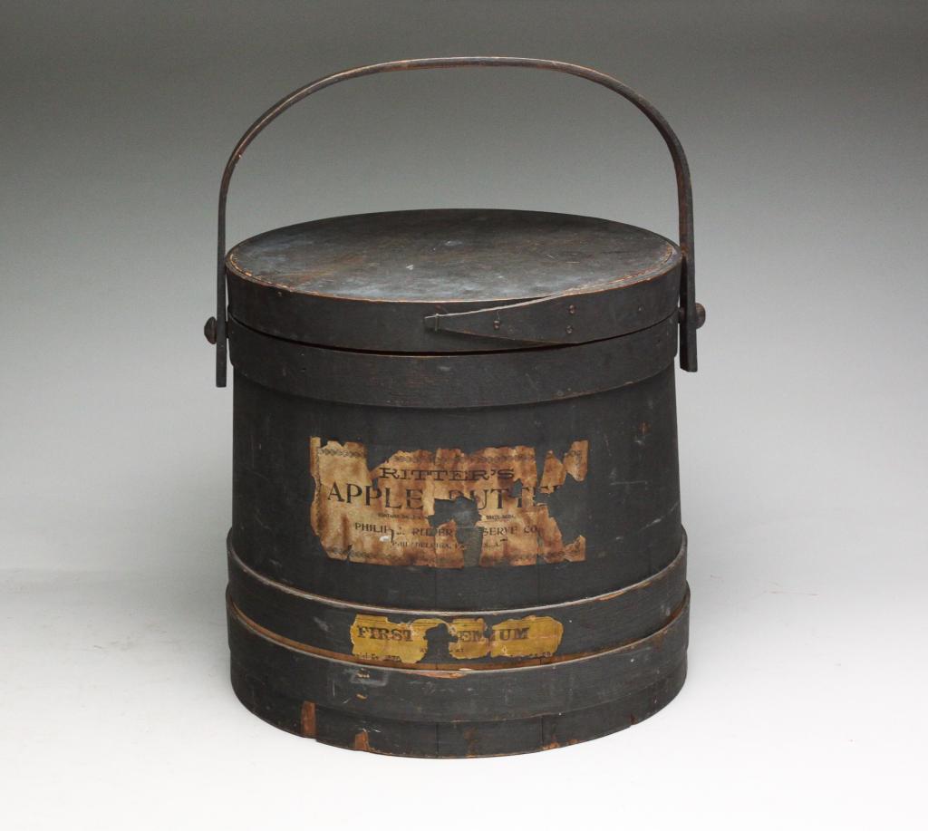 AMERICAN APPLE BUTTER BUCKET. (1 of 5)