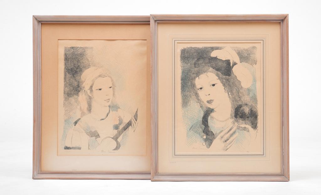 TWO PRINTS, MARIE LAURENCIN. (1 of 5)