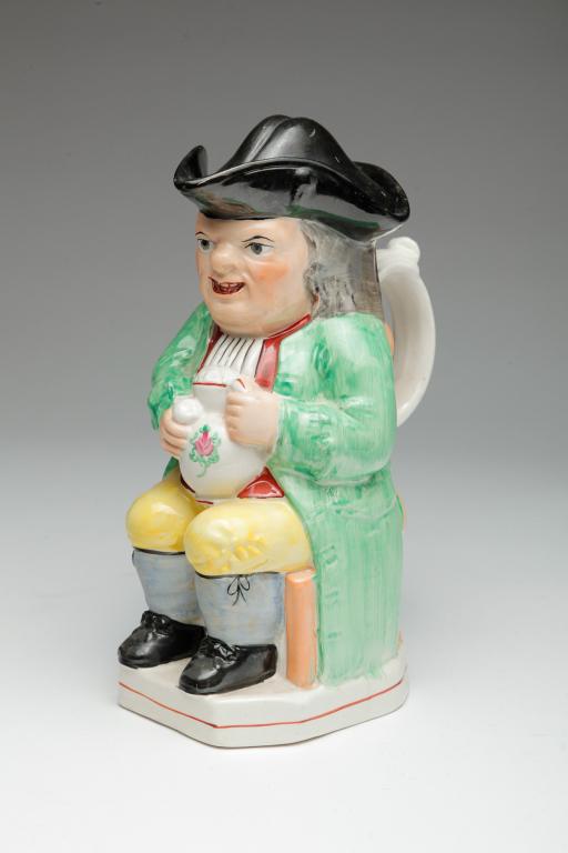 ENGLISH STAFFORDSHIRE TOBY JUG. (1 of 6)