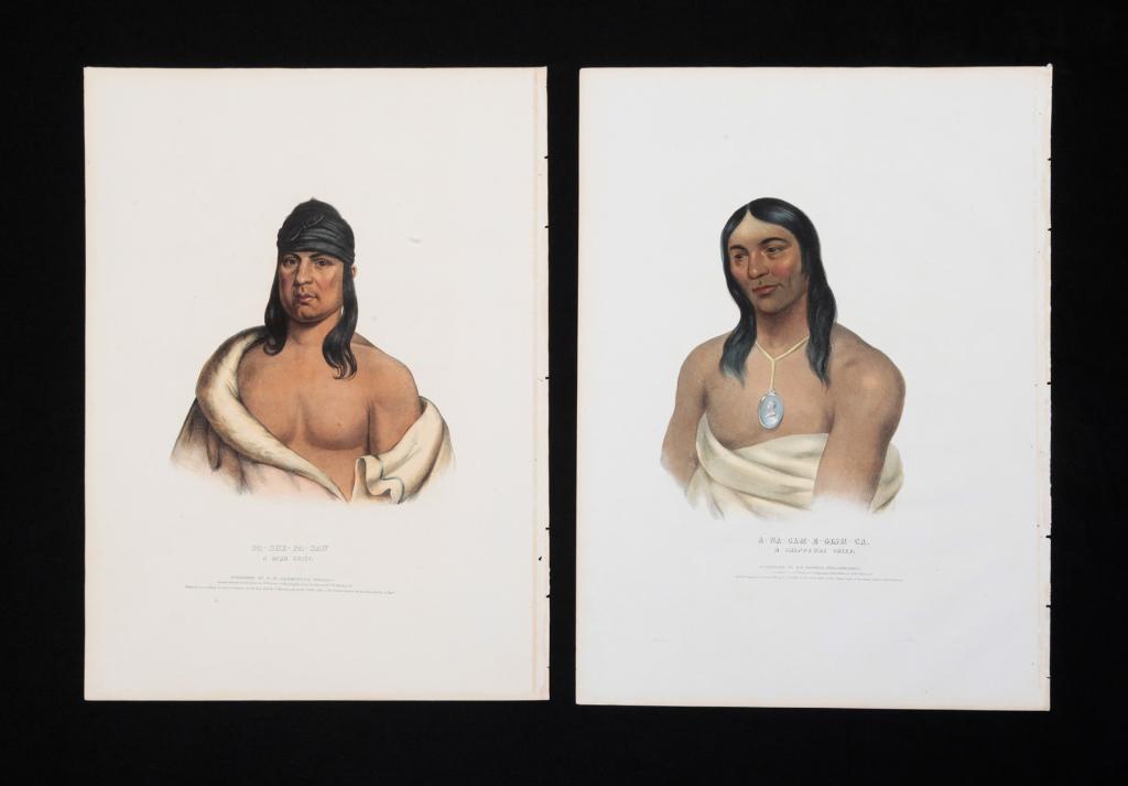 TWO MCKENNEY & HALL PRINTS. (1 of 4)
