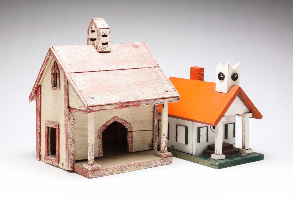 TWO AMERICAN FOLKSY HOUSES. (1 of 10)