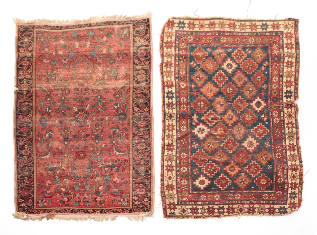 TWO ORIENTAL AREA RUGS. (1 of 4)