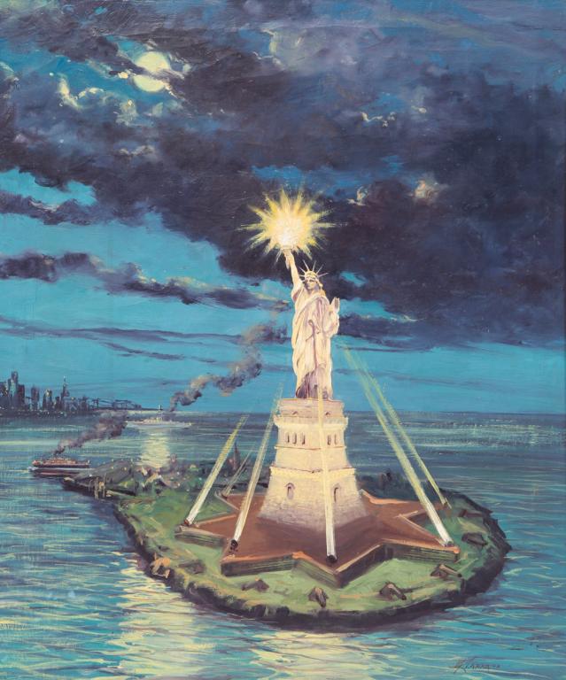 STATUE OF LIBERTY BY JEROME JAROSLAV KLAPKA. (1 of 5)