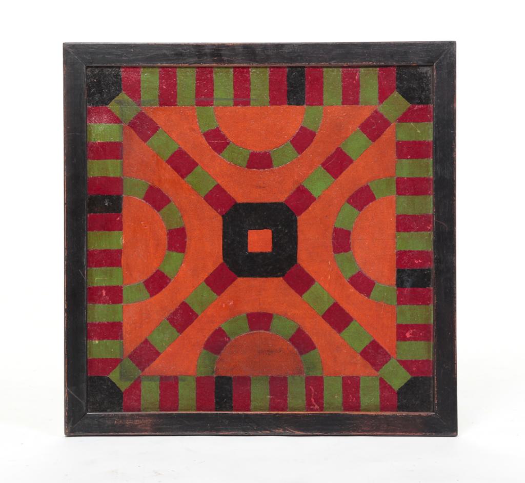 AMERICAN DECORATED GAMEBOARD. (1 of 3)