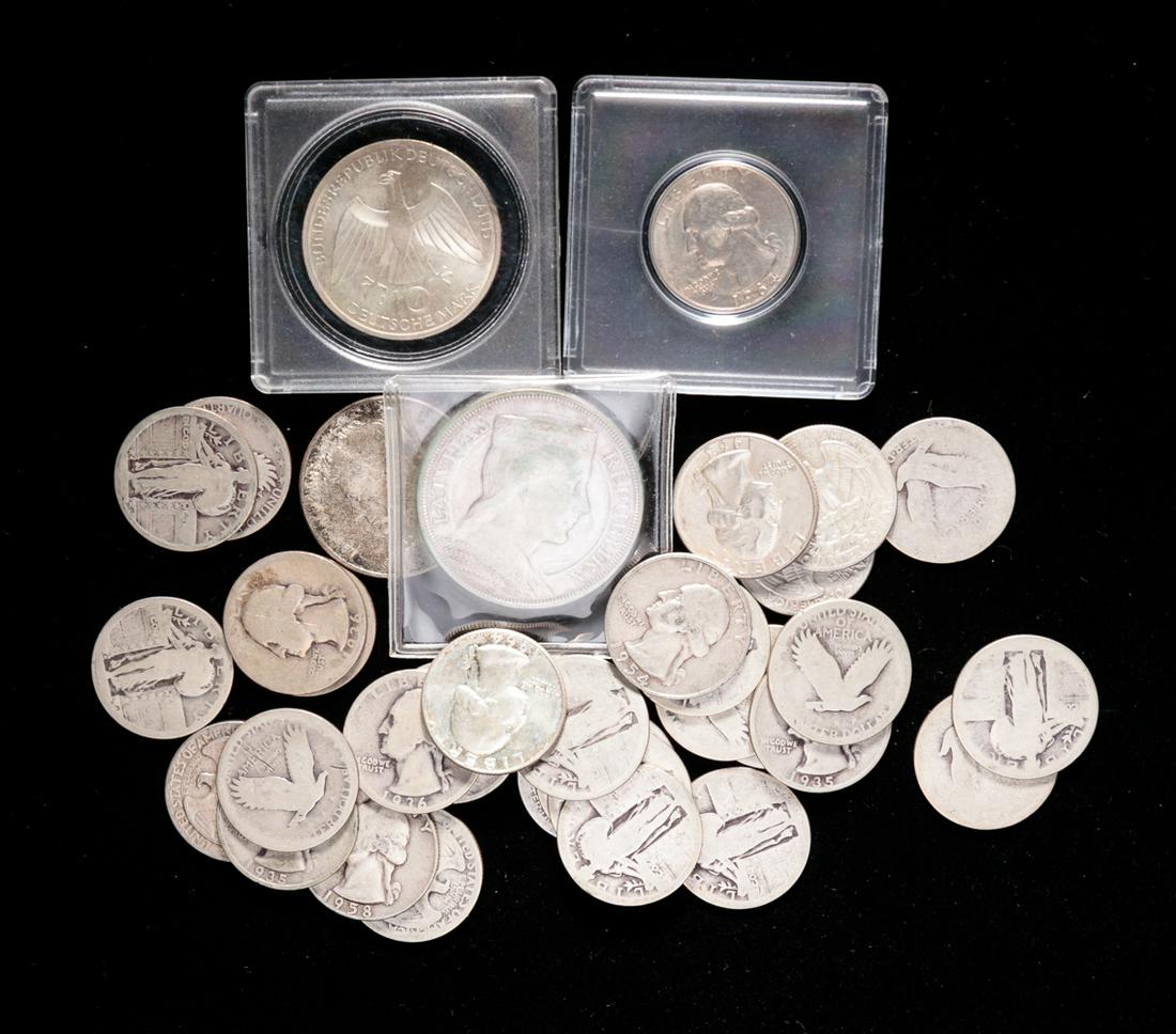 COLLECTION OF SILVER COINS (1 of 4)