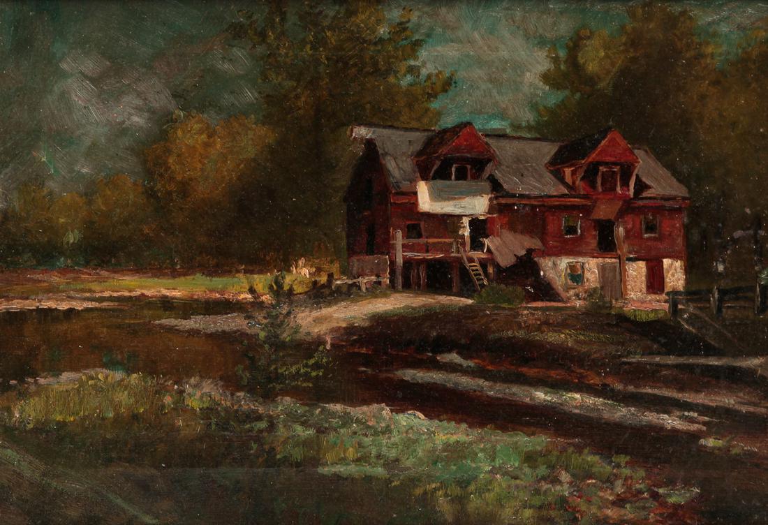 EUROPEAN OIL ON CANVAS. (1 of 4)