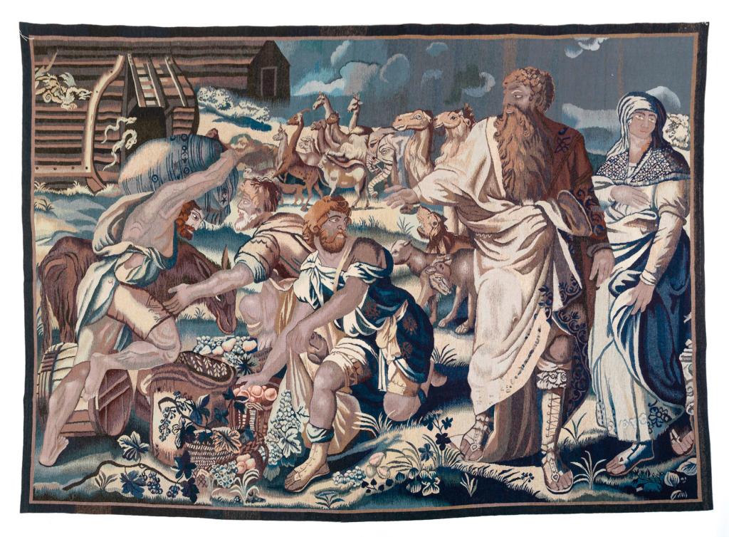 HUNGARIAN NOAH'S ARK TAPESTRY. (1 of 3)