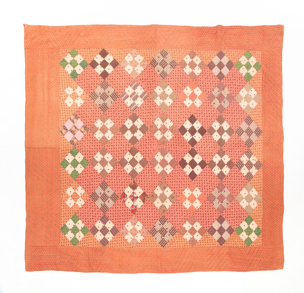 AMERICAN PIECE WORK QUILT. (1 of 4)