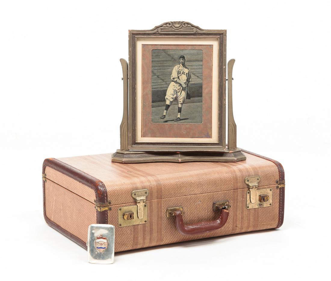 THREE PIECES OF AMERICAN BASEBALL MEMORABILIA. (1 of 8)