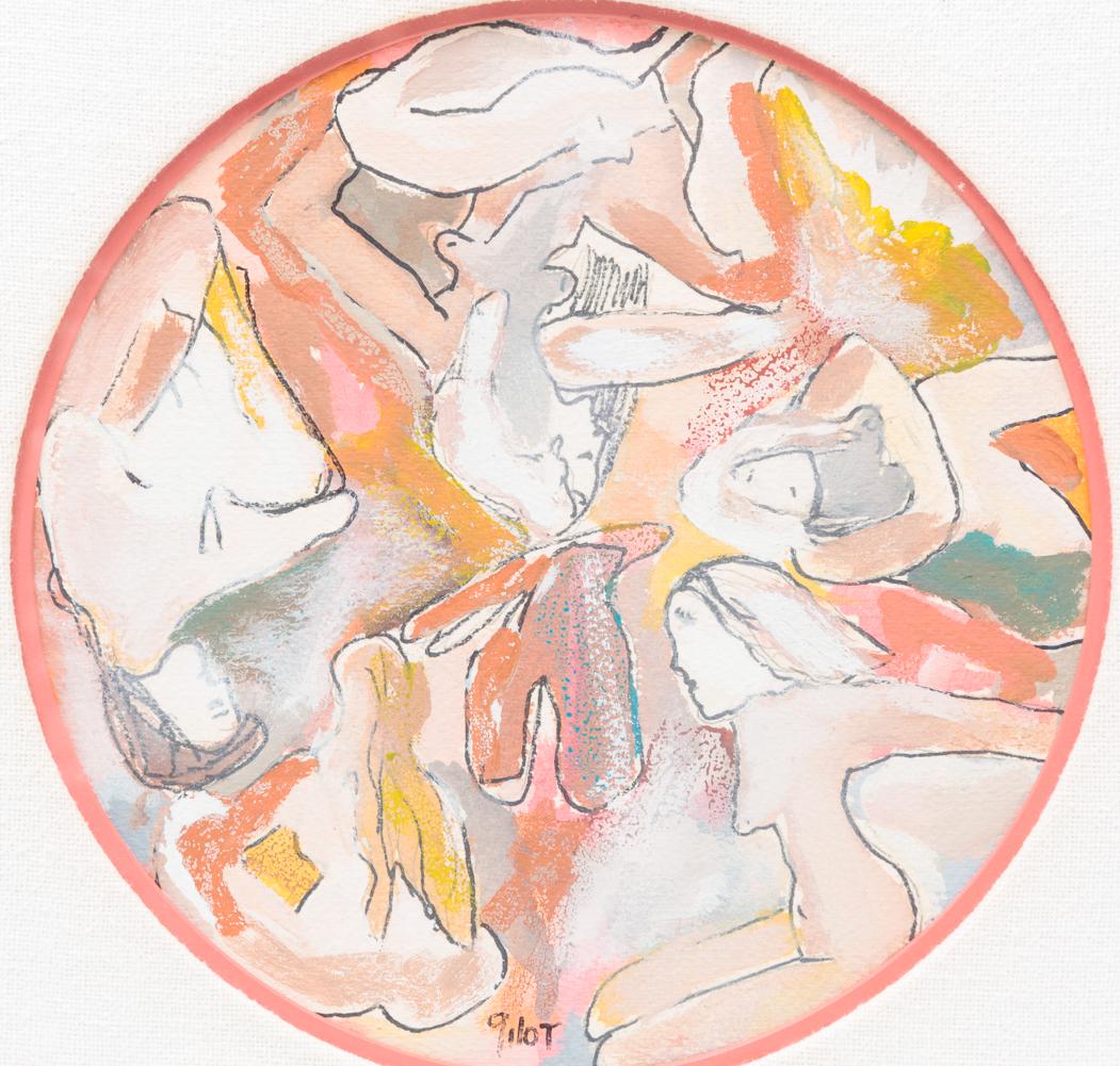 MODERN PAINTING SIGNED GILOT. (1 of 4)