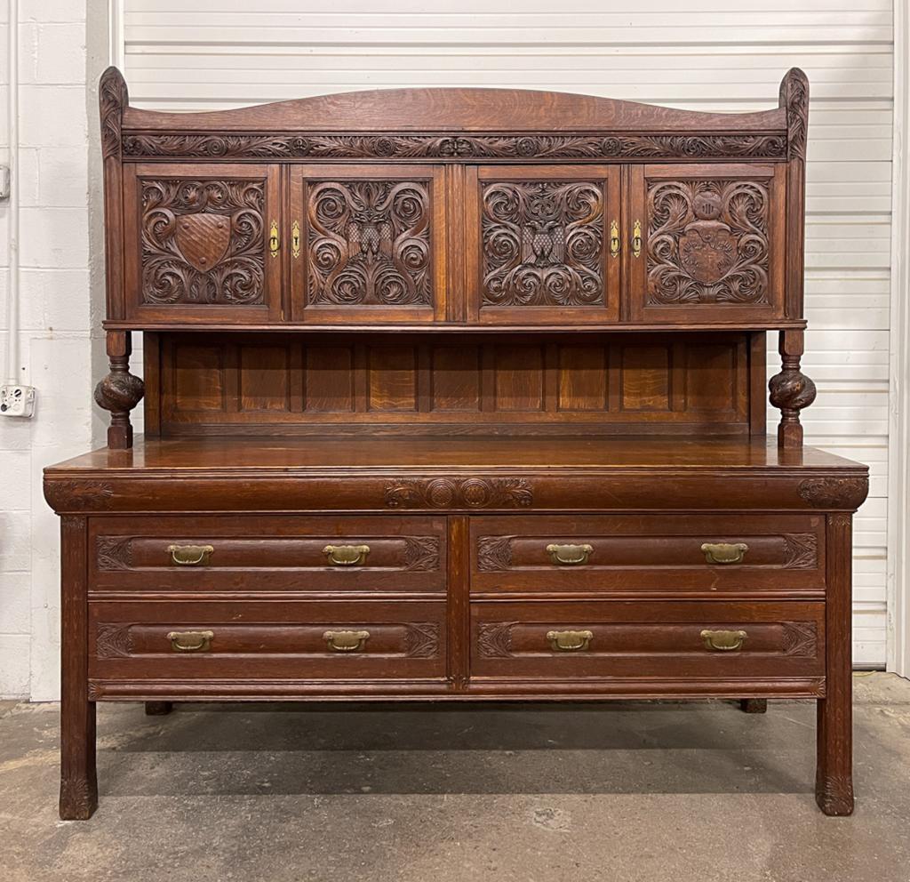 AMERICAN RENAISSANCE REVIVAL STYLE SIDEBOARD. (1 of 6)
