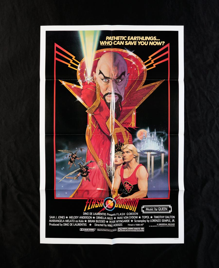 FLASH GORDON (UNIVERSAL, 1980).: Original One Sheet (27" x 41") movie poster, folded.