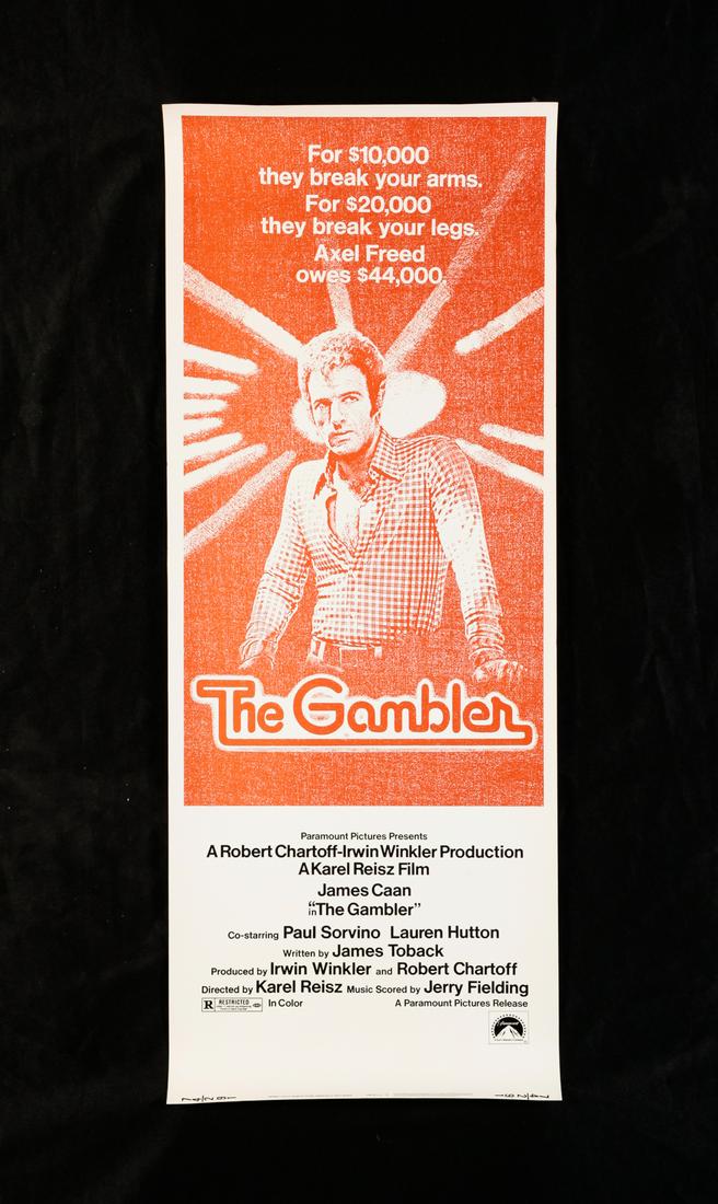 THE GAMBLER (PARAMOUNT, 1974). (1 of 6)