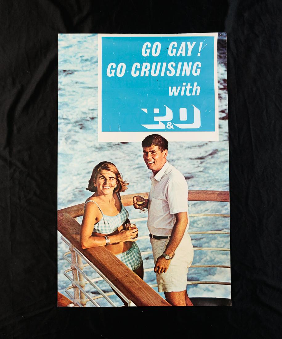 BRITISH P&O TRAVEL POSTER. (1 of 4)