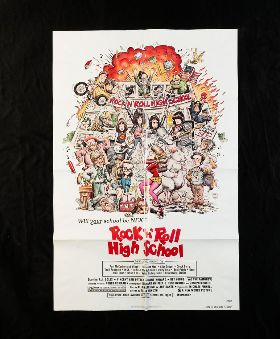 ROCK AND ROLL HIGH SCHOOL (NEW WORLD, 1979). (1 of 6)