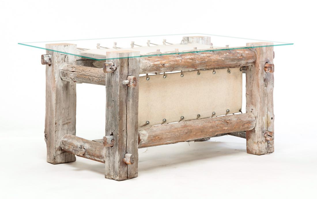 USABLE ART LOGJAM "SCRIBE DESK". (1 of 4)