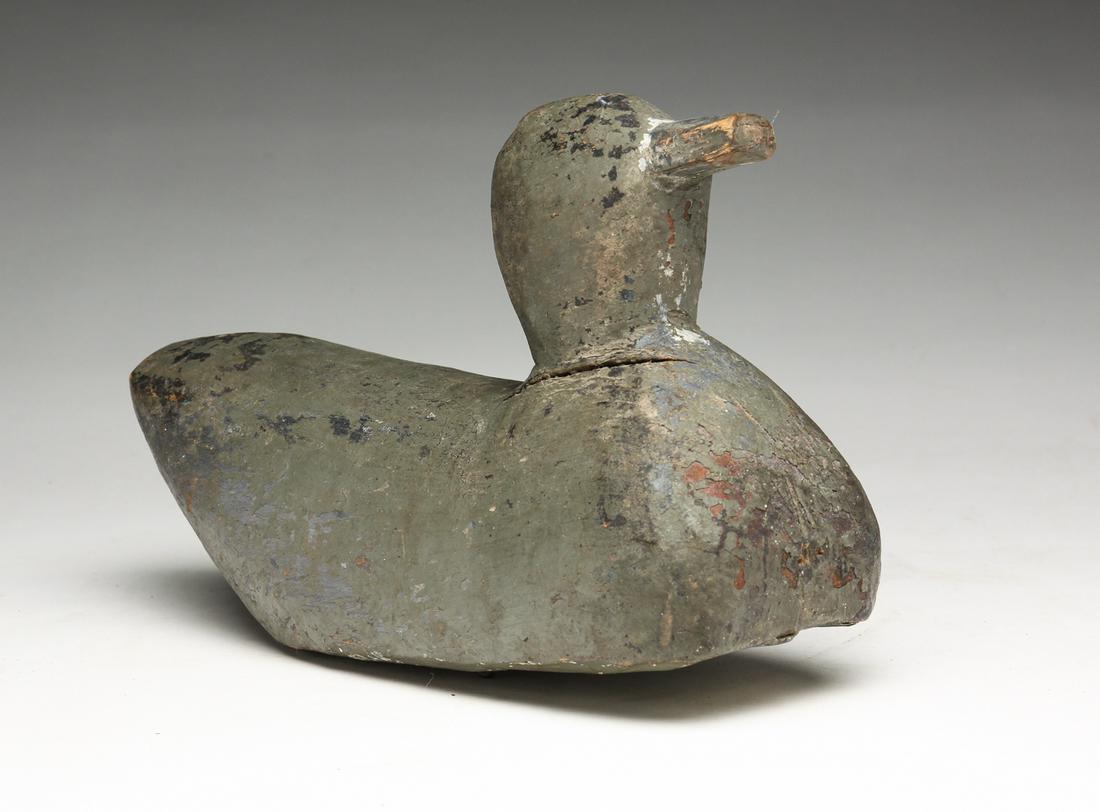 AMERICAN PRIMITIVE DUCK DECOY. (1 of 4)