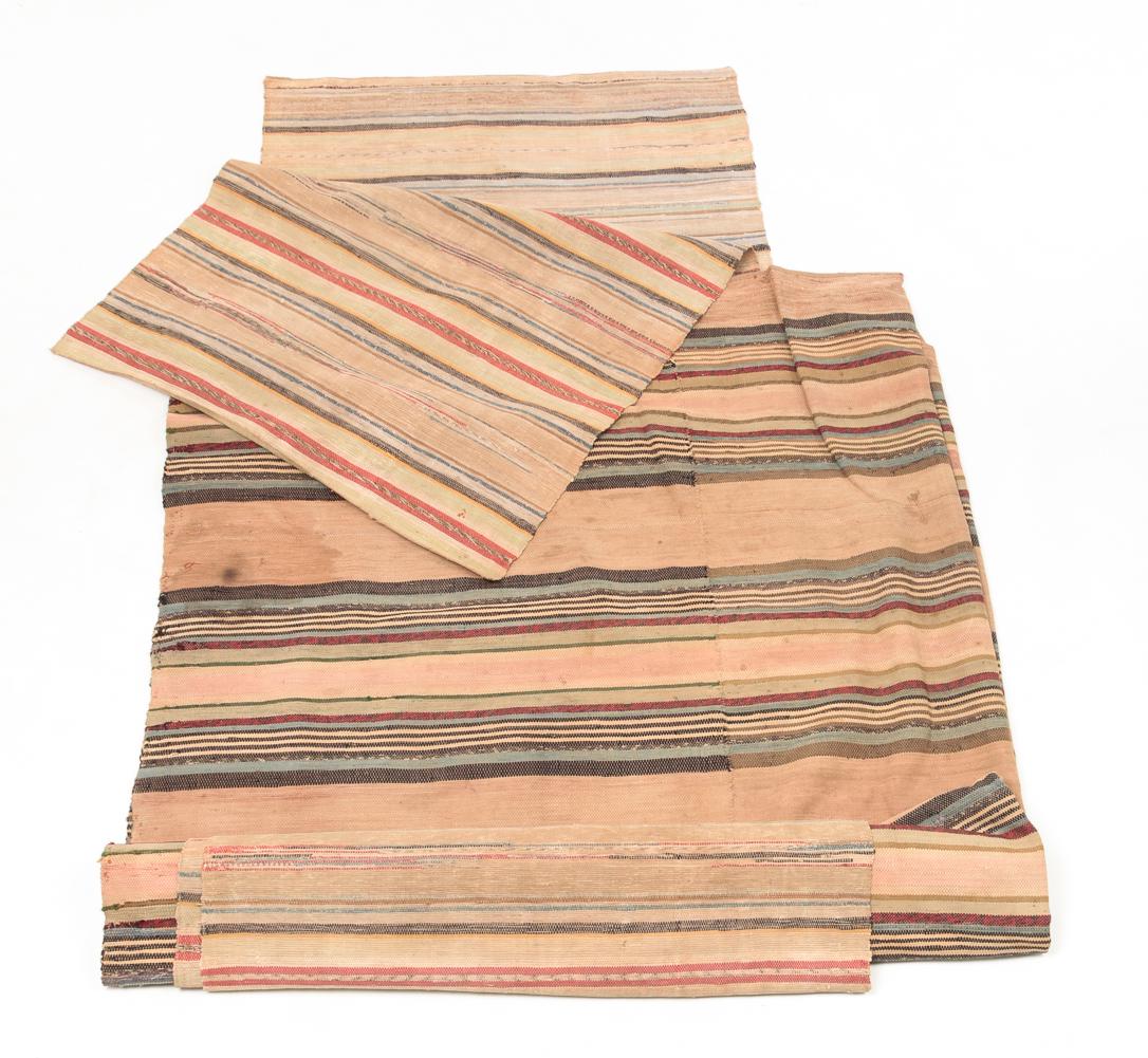 THREE PENNSYLVANIA RAG RUGS. (1 of 5)