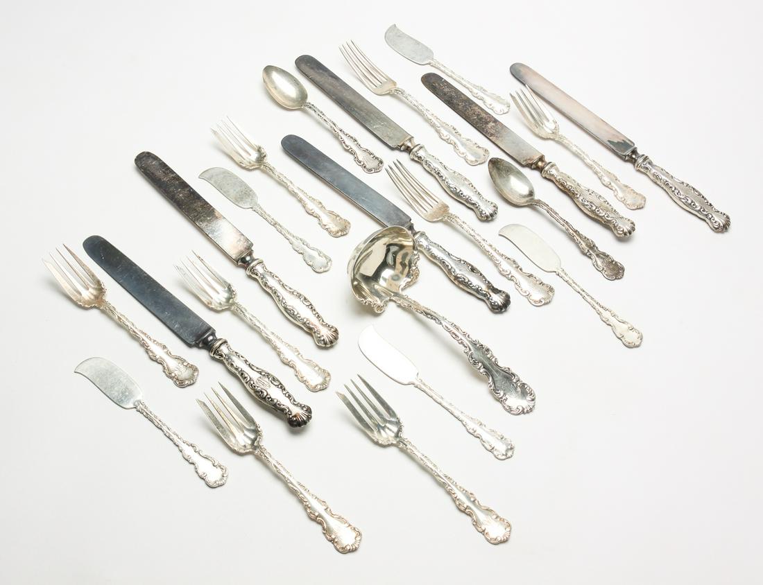 SELECTION OF WHITING "LOUIS XV" STERLING FLATWARE. (1 of 10)