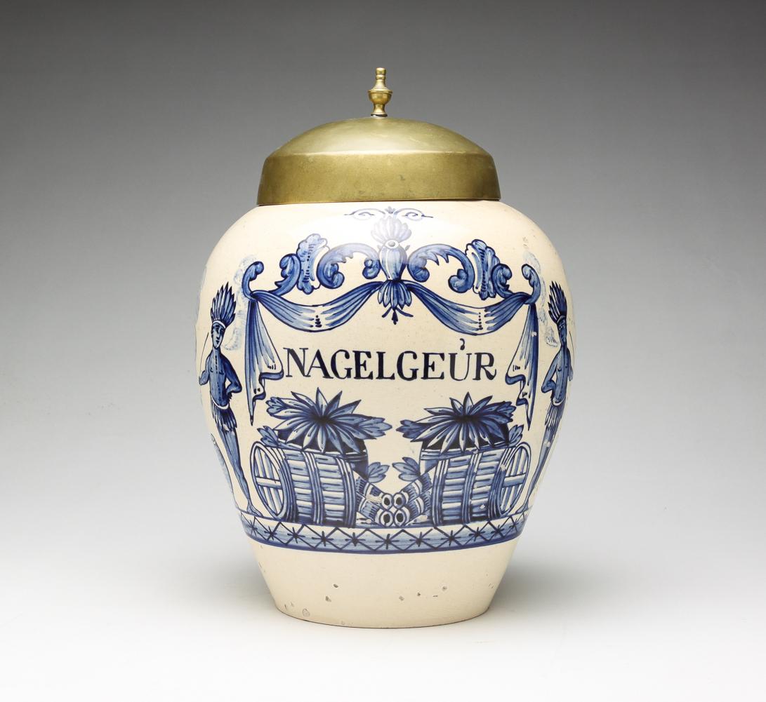 DUTCH TOBACCO JAR. (1 of 6)