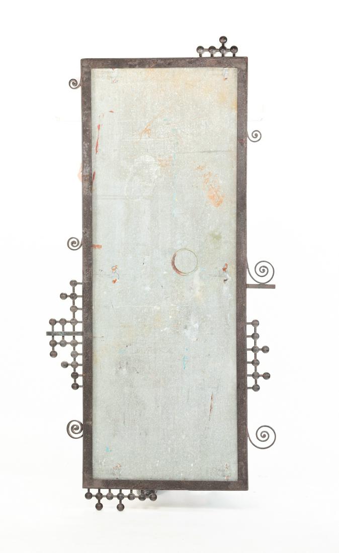 WROUGHT IRON FRAME BY JOHN ZAN. (1 of 4)