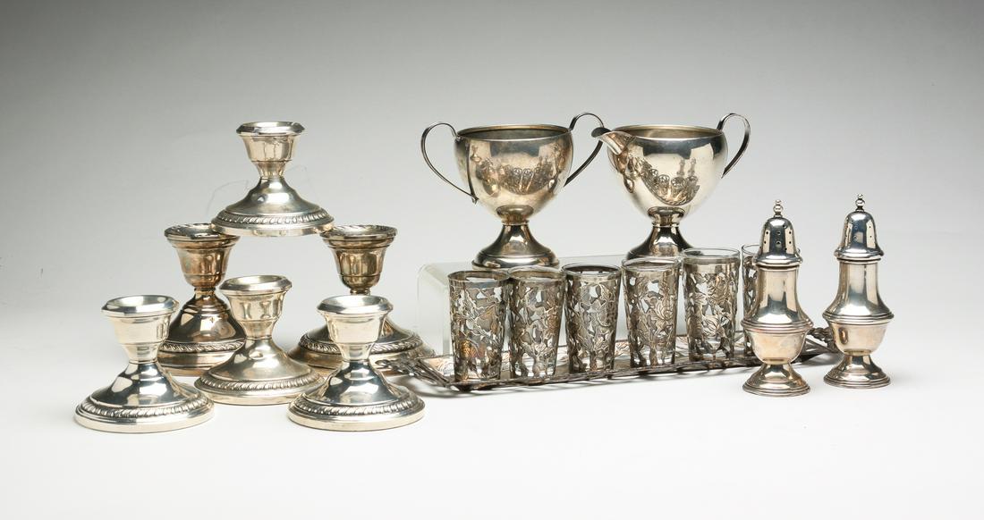 GROUP OF STERLING SILVER. (1 of 8)