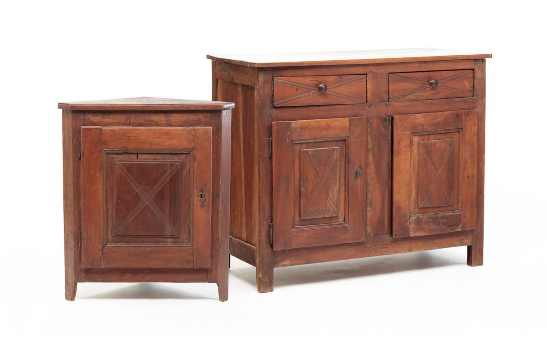 TWO EUROPEAN PIECES OF FURNITURE. (1 of 16)