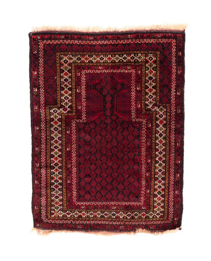 Oriental Prayer Rug. Auction