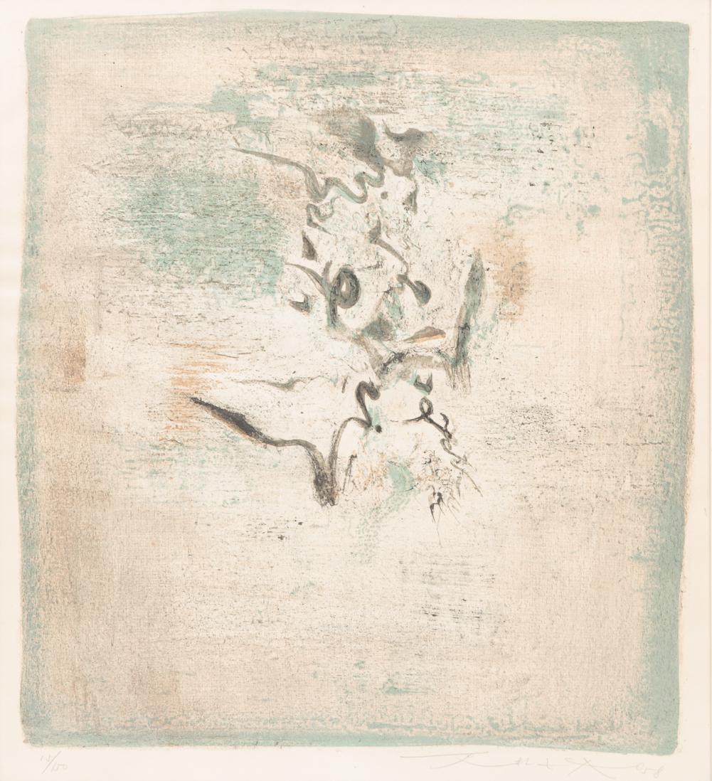 ABSTRACT PRINT, ZAO WOU-KI. (1 of 5)