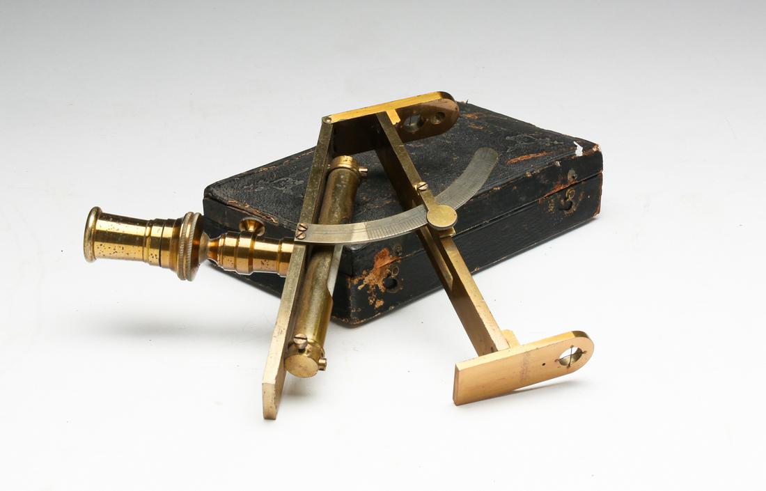 PENNSYLVANIA POCKET SURVEYOR'S TRANSIT. (1 of 6)