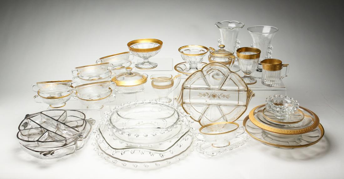 COLLECTION OF HEISEY GLASS. (1 of 5)