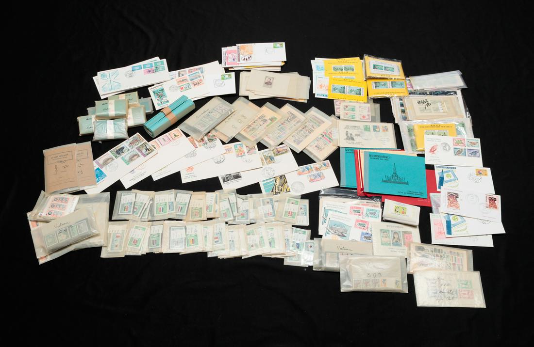 COLLECTION OF ASIAN STAMPS. (1 of 17)