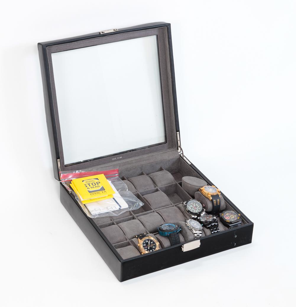 SEVEN MENS WRISTWATCHES. (1 of 4)