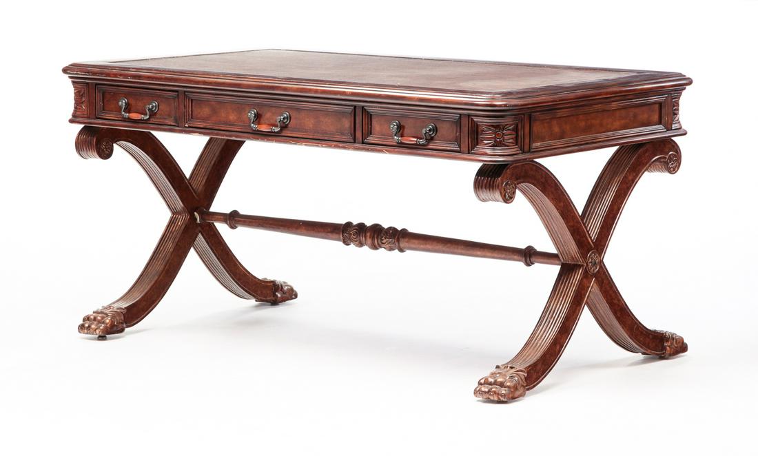 REGENCY STYLE DESK. (1 of 8)