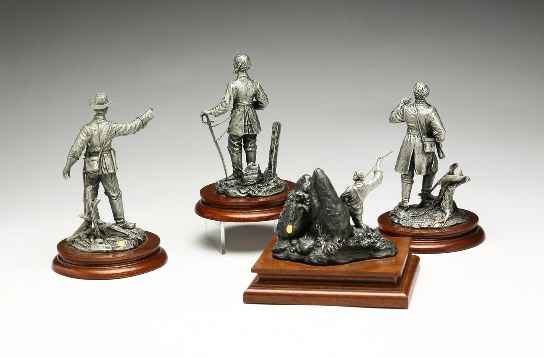 Four Chilmark Civil War Figures, Francis Barnum. Auction