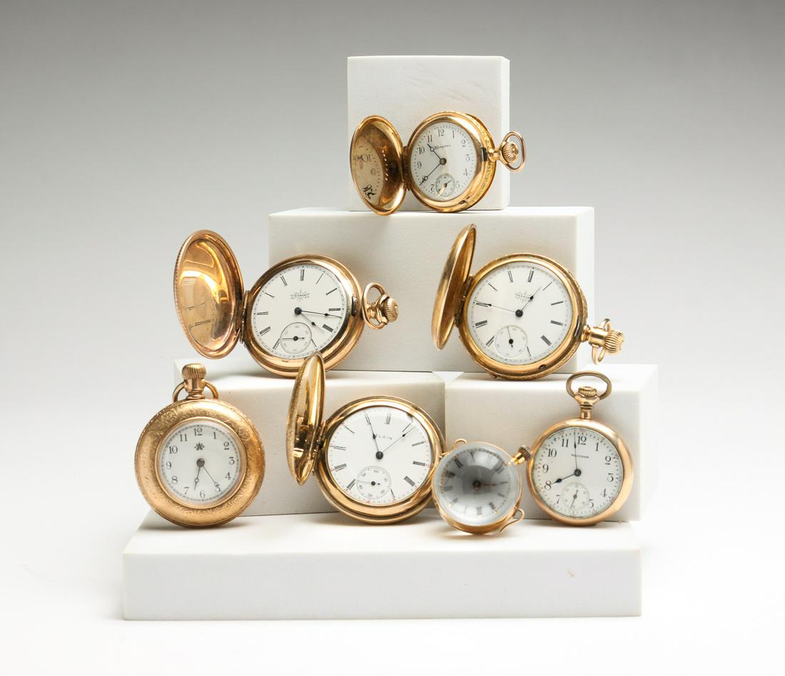 SIX AMERICAN LADIES PENDANT WATCHES. (1 of 6)