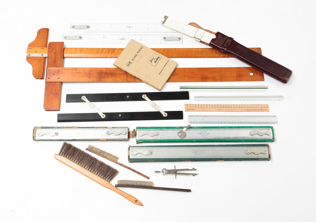 DRAFTING TOOLS AND SLIDE RULES, KEUFFEL & ESSER. (1 of 9)