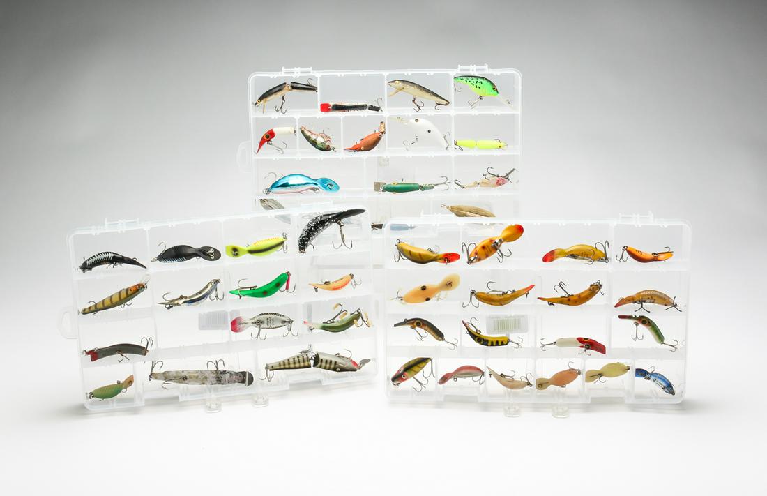 GROUP OF ASSORTED LURES. (1 of 2)
