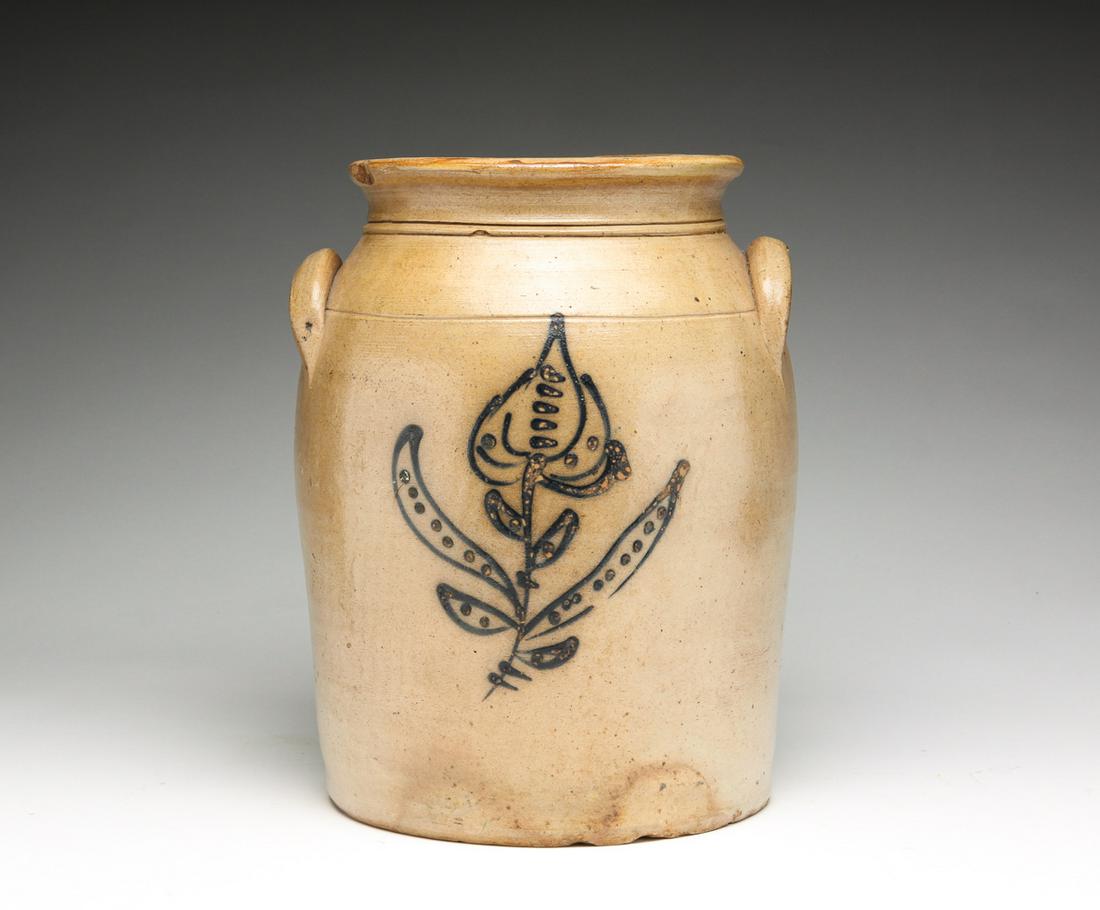 AMERICAN STONEWARE CROCK. (1 of 5)