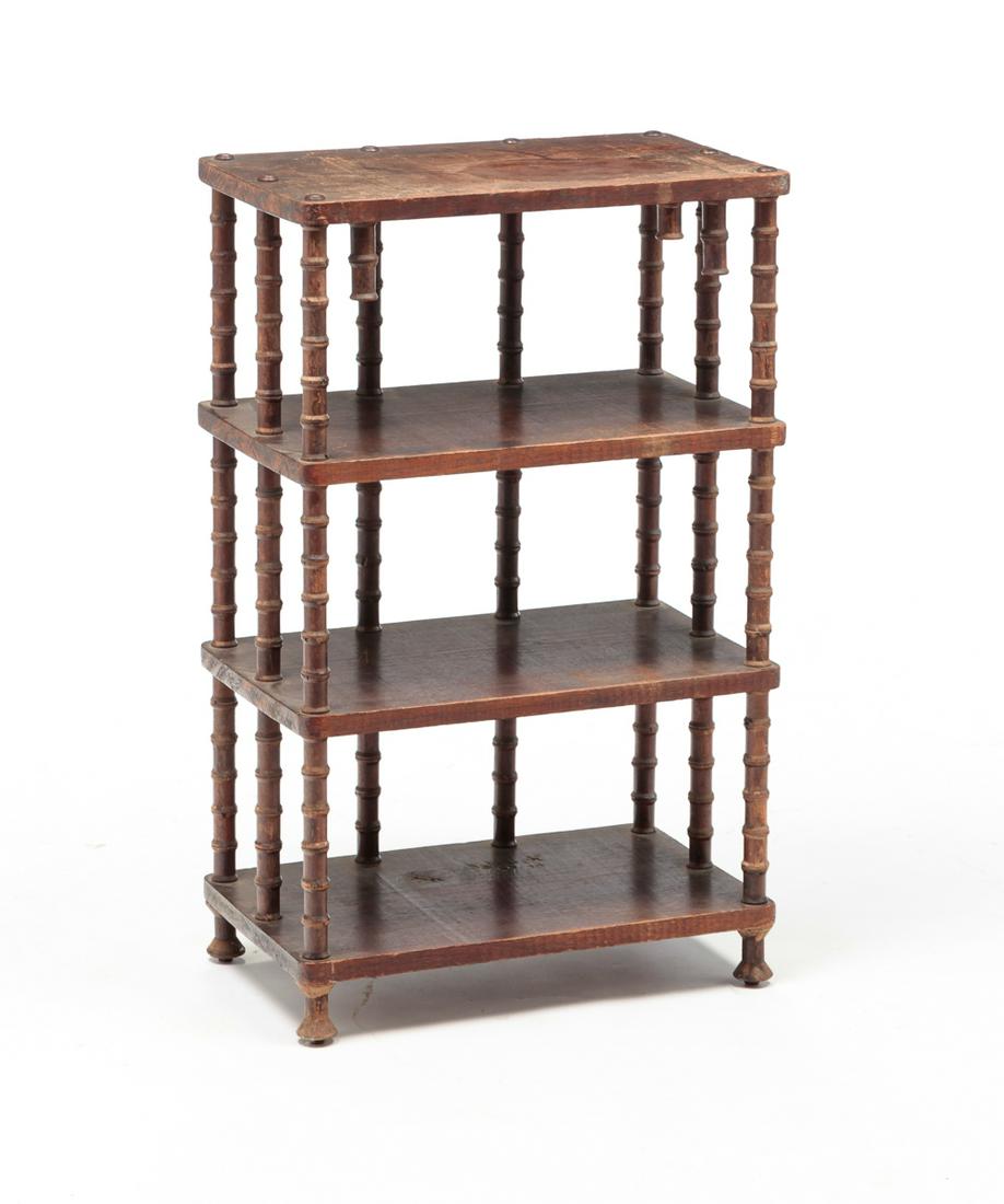 AMERICAN FOLKSY WHAT-NOT STAND. (1 of 5)