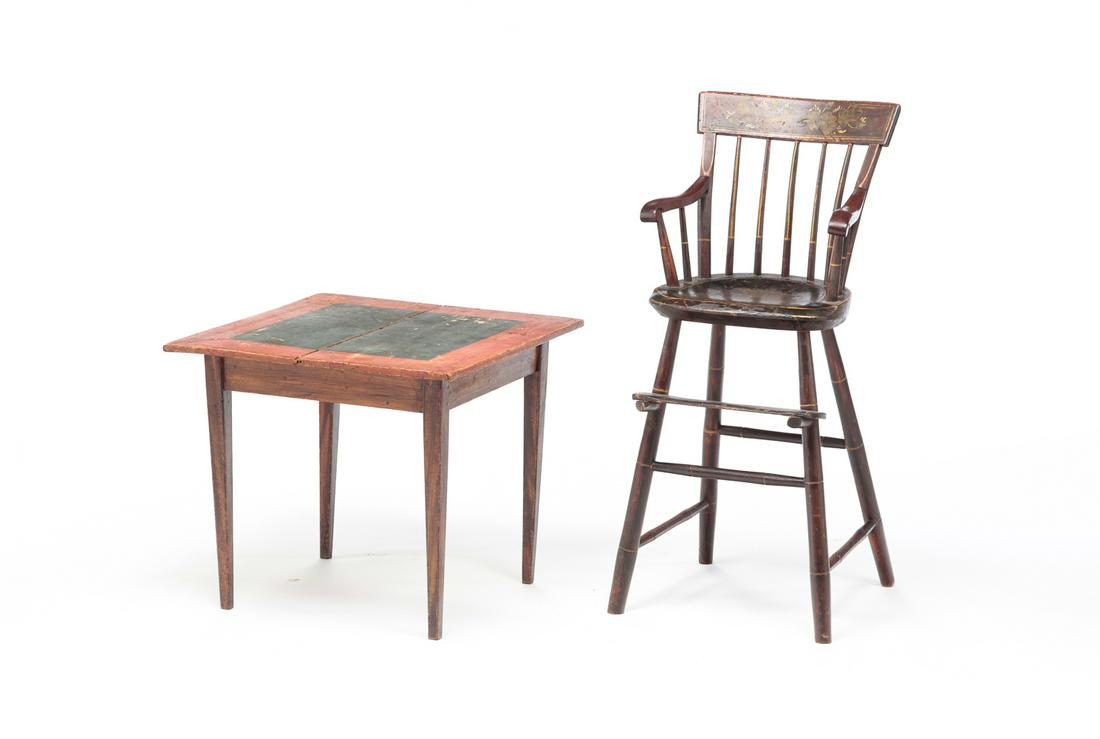 TWO PIECES OF AMERICAN YOUTH FURNITURE. (1 of 7)