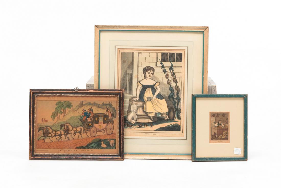 THREE PRINTS. (1 of 6)