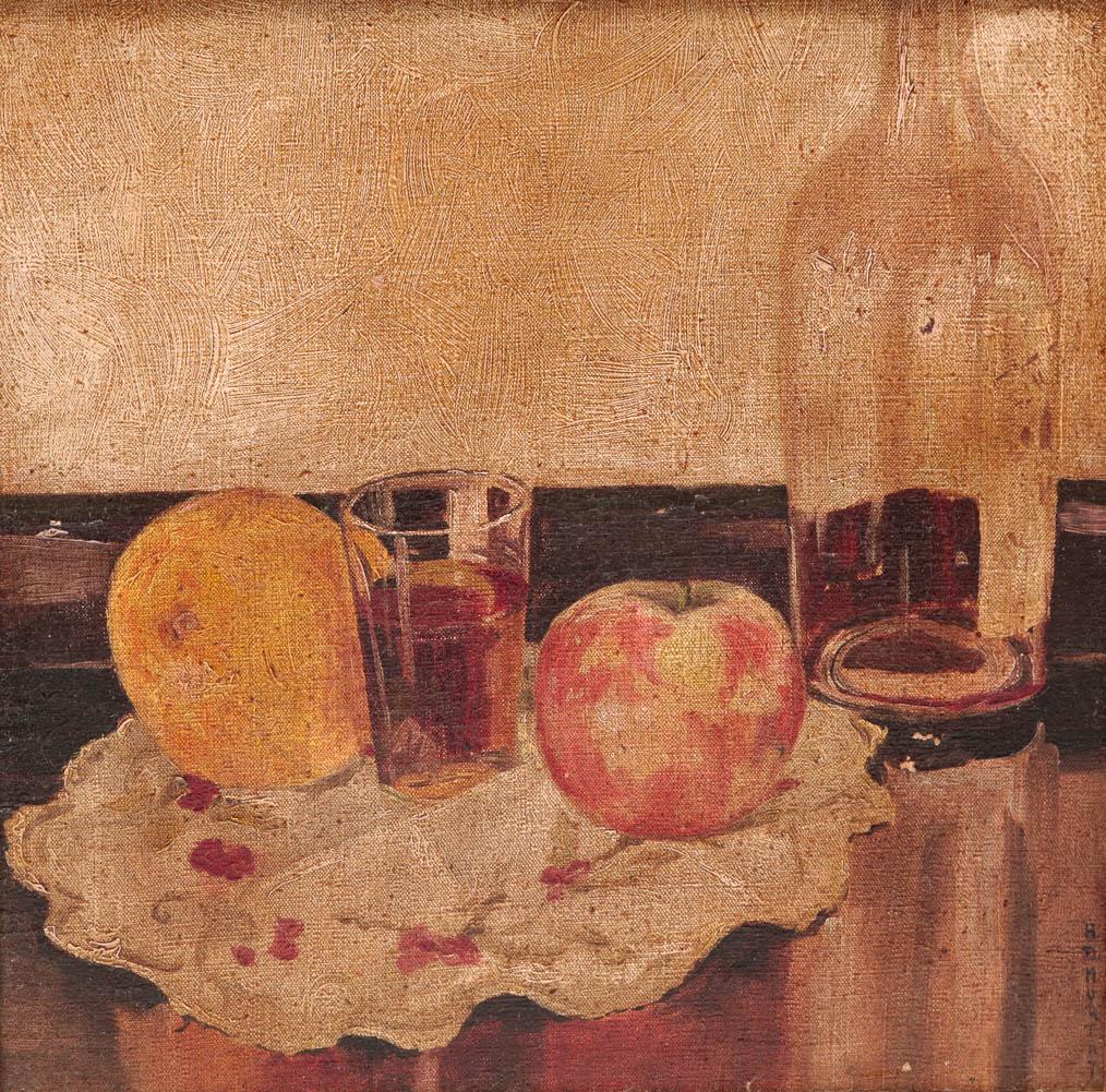 STILL LIFE SIGNED "H.D. MURRAY". (1 of 4)