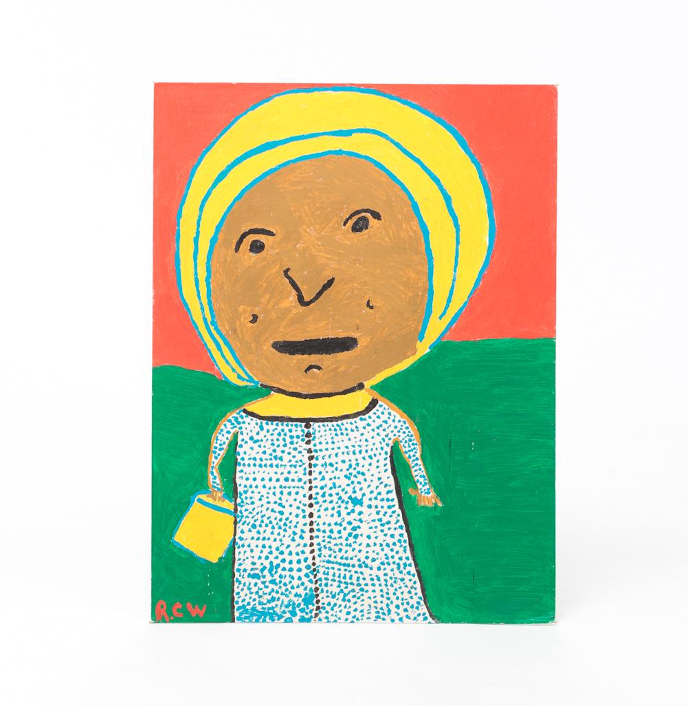 RUBY C. WILLIAMS FOLK ART PAINTING. (1 of 4)